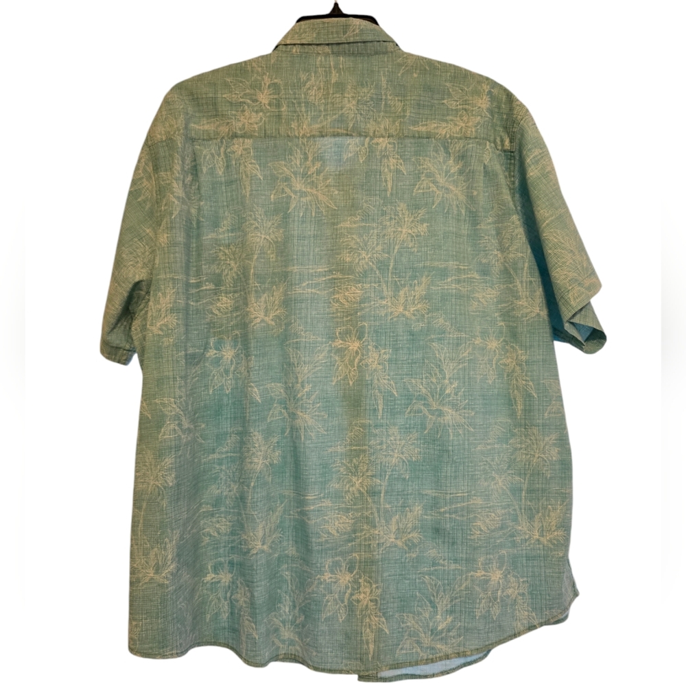 Saddlebred Button Shirt, 2X size, mint green. - Picture 2 of 4